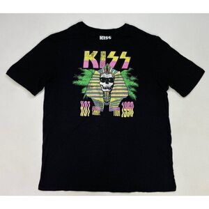 Kiss Hot In The Shade Tour 1990 Retro Graphic T-shirt Women Medium Music